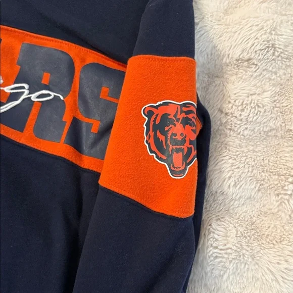 NFL Chicago Bears Navy and Orange Turtleneck Sweater - Picture 5 of 8